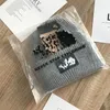 야외 모자 New North Hats Headwears Cashmere Cashmere 두꺼운 니트 남성 얼굴 모자 트렌드 폭발 모직 비니 모자 여성 모두 따뜻한 자수