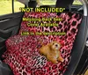 Coprisedili per auto Rosa Rosso Leopardo Ghepardo Stampa animalier Coppia 2 Accessori per protezioni anteriori