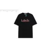 Designer T-shirt Lanvins Chaopai LANVIN Langfan Léopard Broderie Hommes et Femmes Sports Loisirs Impression T-shirt à manches courtes