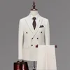 Men s Suits Blazers Custom Made Groomsmen Pattern Groom Tuxedos Shawl Lapel Men Wedding Man SA09 6999 231124