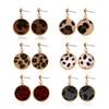 Stud Earrings Light Yellow Gold Color Alloy Many Style Round For Women Charm Jewelry