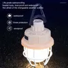 Portable Lanterns 360 ° Rotation Tält Lampbatteri Lykta BBQ Camping Ljus utomhuslampan USB LED Emergency Lights For Patio Porch Garden