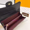 designer purse wallet channel card holder 2023 Women's Wallet with Small Wind Caviar Sauce Lingge Half Fold Wallet Fashionable Two Fold Handheld Zero Wallet