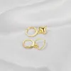 Dangle Earrings EN Trendy Gold Color Heart Drop For Women Girls Korean Asymmetrical Butterfly Long Tassel Jewelry Gifts