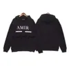 Amri Sweat à capuche Hommes Femmes Designers Sweats à capuche Hoodys Hiver Chaud Homme Vêtements Noir Tops Pull à manches longues Amris Cottons Vêtements Survêtements 935