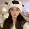 Berets INS Winter Warm Skullies Beanies Winddicht Cartoon Cute Sheep Ear Neuheit Hüte Keep Outdppr Women Casual Plüsch Gorras