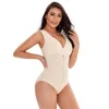 Women's Shapers Adjustable Breastfeeding Deep V-neck Shapewear Abdomen Tummy Control Tops Bodysuit Body Sculpting Clothing Bodi Shaper