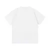 Lyxdesigner kvinnor t shirt hög upplaga familj digital bubbla bokstav tryck ärm t-shirt unisex avslappnad lös passform