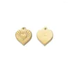 Breloques 2 pièces en acier inoxydable plaqué or pêche coeur soleil étoile pendentif pour collier à faire soi-même Bracelet boucles d'oreilles fabrication de bijoux résultats
