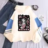 Moletom com capuz feminino Demon Slayer Anime Hoodies Kimetsu no Yaiba Gótico Nezuko Kamado Manga Moletom Homens Mulheres Harajuku Plus Size Inverno Streetwear