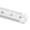 30 cm/12inch Metal Rulers aluminium legering Dubbele zijde Straight Ruler Measuring Tool Studie Studenten School Office Duurzaam W0004