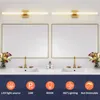 ウォールランプビューイーアークモダンLEDアクリルゴールドランプバスルームミラーキャビネットベッドルーム通路ホームインテリア装飾照明器具