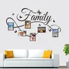 Adesivo da parete in PVC con cornici Personalizza la tua casa con il collage Family Po adattabile e versatile