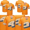 2023 F1 T-shirt ufficiale Formula 1 Team Racing T-shirts Yellow Jersey Summer Mens Team Fashion O-N-shirt Tops oversize