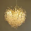 Franse kristal kroonluchter romantische gouden villa's woonkamer eetkamer decoratie hanglamp lampen op maat el project licht244f