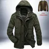 رجال S أسفل Parkas Parkas Outdoor Windbreaker Jacket Men Men Shicay Darm Genidation Cashmere Liner Detachable 2 in 1 Multi Pocket Coats 231124