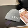 Designer Beanie Luxo Chapéu de Lã Moda Mens e Mulheres Outono / Inverno Chapéu Térmico Site Oficial Carta V 1: 1 Alta Qualidade Chapéu de Moda Casual Loja de Fábrica