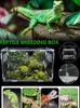 Террариумы, коробка для разведения рептилий, акриловый прозрачный паук, дышащий террариум, декоративная коробка для ящерицы, скорпиона, насекомых