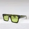 Солнцезащитные очки высшего качества KAINE Jacques, ретро, винтажная прямоугольная ацетатная оправа для мужчин, дизайнерская Marie, женская Mage Optical