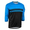 Vestes de course manches 3/4 personnalisées maillot de VTT chemises BMX vtt descente sentier respirant séchage rapide tout-terrain