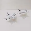 Aeronave Modle Air Alemanha Lufthansa Airbus 340 380 A340 A380 Airlines 1/400 escala Diecast Airplano Modelo