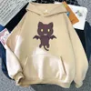 Felpe con cappuccio da donna Felpe con cappuccio Chomusuke Felpa con cappuccio da donna Grafica estetica Kawaii Anime KonoSuba Megumin Cat Felpa con cappuccio Plus Size Pullover Harajuku Donna Streetwear