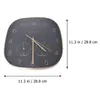 Relógios de parede Higrômetro Relógio Medidor de temperatura Decoração simples Sala de estar (envio sem)