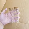 Bouteilles de stockage 12 pièces/lot 65ml 37 90mm petit bouchon de bouteille en verre bouchons bocaux minuscule Tube à essai d'épices conteneurs de bonbons flacon