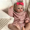 Dolls 19in Real Life Baby Dolls 3D Skin Lifelike Reborn Baby Dolls Visible Veins Realistic Reborn Dolls Toys for Collection 230426