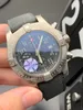 GF 316 Fine Steel Sapphire Watch Зеркальный резиновый ремешок Мужские часы водонепроницаемая глубина 30 метров