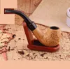 Couleur en bois Acrylique Résine Hand Tobacco Fumer à tabagisme Filtre Fleurie Modèles d'outils ACCESSOIRES 4 STYLES