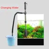 Pumpar batteridriven akvarium Gravel Cleaner Fish Tank Siphon Water Change Cleaning Filter Vattenväxlare Pump Sandslangrör