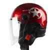 Casques de moto toutes saisons universel Non casque chaud hiver vélo électrique demi vente en gros pour les femmes Flip