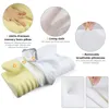 Kissen Fuloon Contour Memory Foam Nackenkissen Ergonomisches orthopädisches Nackenschmerzkissen für Seiten-, Rücken-, Bauchschläfer, Heilkissen 231124