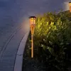 Tanzende Flammen Design Haushalt Garten Rasen Lampe Lichter schmücken ein warmes Solarlicht im Innenhof