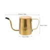 Dinnerware Sets Stainless Steel Coffee Pot Long Spout Gooseneck Kettle Stove Top Mouth Stovetop Wood Pour