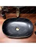 Banyo lavabo muslukları retro masa havzası tek seramik lavabo evi Çin tarzı platformlar arası yıkama