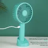 Mini Fan Portable för fläkthandhållen USB -uppladdningsbar fläktsapparater Desktop Air Cooler Outdoor Travel Hand Fan Solid Color Fan