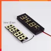 Новый Diy Car Timer Timer Voltmeter Температура светодиодная точка Матрица Часы RX8025 DC 4-25V Автоматическая регулировка яркости часы