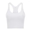 Yoga Outfit LuLulogo MOTION Sports Bra Tank Top Buttery Soft Women Racerback Crop For Workout Fitness Running