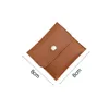 Jewelry Pouches Imitation Leather Dust Protect Necklace Ring Pouch Storage Bag Organizer Snap Buckle