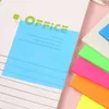 메모장 4pcs 투명 게시 IT Sticky Note Pads Possing Papeleria Journal School Stationery Office Supplies 50 Sheetscopy 230425