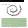 Chaînes Hommes 925 Sterling SSilver Collier Mode Dharm Bijoux Hiphop Bijoux 13.5mm71cm Argent Massif Argent