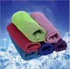Serviette de glace de refroidissement d'été NOUVELLE serviette de yoga de gymnastique respirante douce PVA 6 couleurs disponibles Livraison gratuite