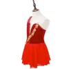 Dancewear infantil chiffon moderno vestido de balé para meninas vermelho bailarina tutu cupido desempenho dança traje feminino adulto vestido de princesa 231124