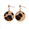 Stud Earrings Light Yellow Gold Color Alloy Many Style Round For Women Charm Jewelry
