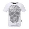 PLEIN BEAR T SHIRT Herren Designer T-Shirts Markenkleidung Strass PP Totenköpfe Herren T-SHIRT RUNDHALS SS SCHÄDEL UND PLEIN MIT KRISTALLEN Hip Hop T-Shirt Top Tees 161307