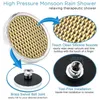 Banheiro chuveiro cabeças de 6 polegadas de chuveiro redondo banheira de banho de pressão do banheiro de higiene higiênico de função única por dhl