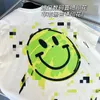 Designer summer women t shirt 2023 Summer High Edition Luojia Loose Simple Smiling Face Unisex Couple Round Neck Sleeve T-Shirt