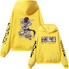 Sweats à capuche pour femmes Sweats à capuche Anime Luffy Sweats à capuche Harajuku Hip Hop Homme Femme Streetwear Grande taille Sweat à capuche Automne Hiver Harajuku Sweat à capuche à manches longues